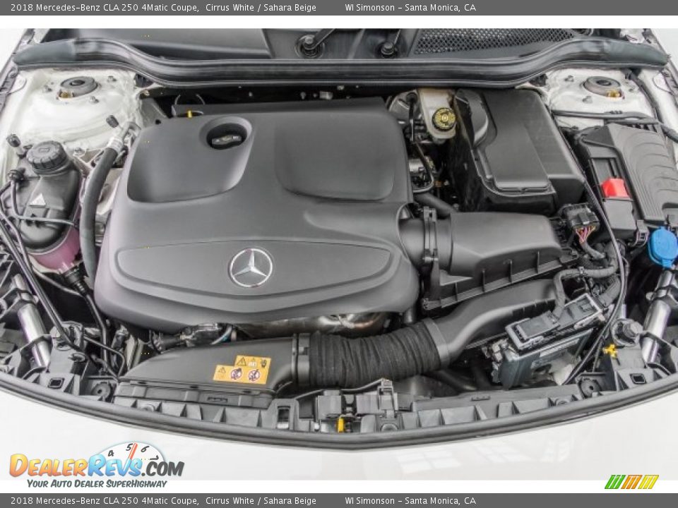 2018 Mercedes-Benz CLA 250 4Matic Coupe 2.0 Liter Twin-Turbocharged DOHC 16-Valve VVT 4 Cylinder Engine Photo #8