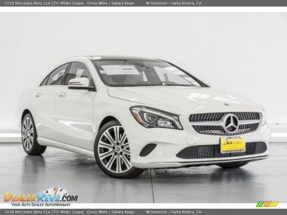 Front 3/4 View of 2018 Mercedes-Benz CLA 250 4Matic Coupe Photo #11