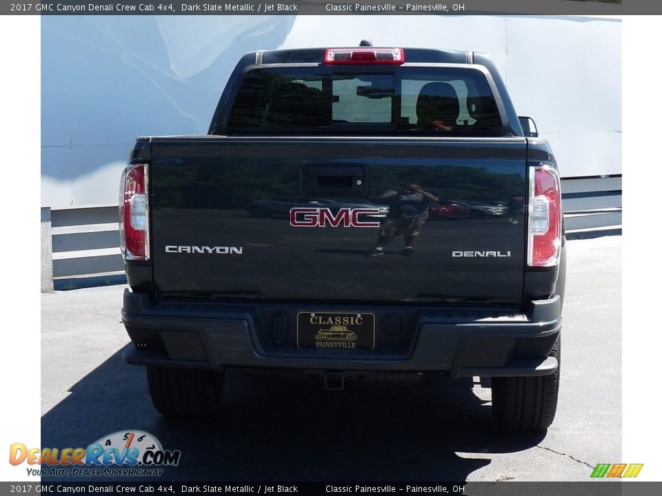 2017 GMC Canyon Denali Crew Cab 4x4 Dark Slate Metallic / Jet Black Photo #3