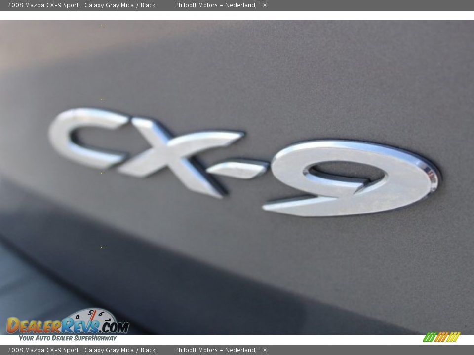 2008 Mazda CX-9 Sport Galaxy Gray Mica / Black Photo #12