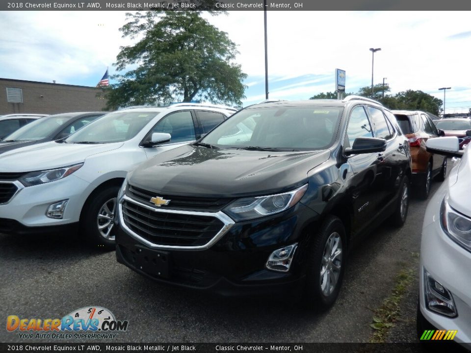 2018 Chevrolet Equinox LT AWD Mosaic Black Metallic / Jet Black Photo #1