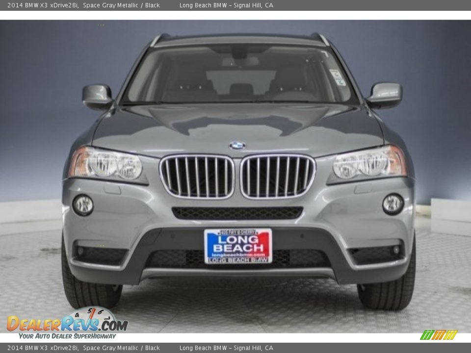 2014 BMW X3 xDrive28i Space Gray Metallic / Black Photo #2