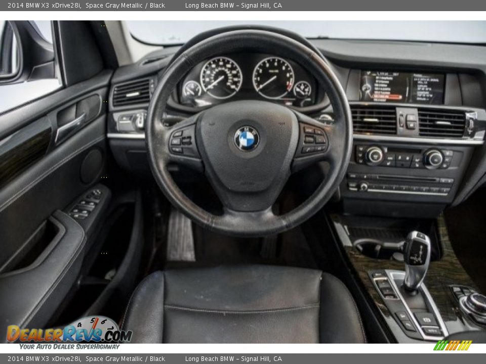 2014 BMW X3 xDrive28i Space Gray Metallic / Black Photo #4