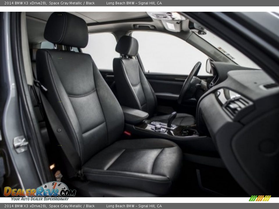 2014 BMW X3 xDrive28i Space Gray Metallic / Black Photo #6