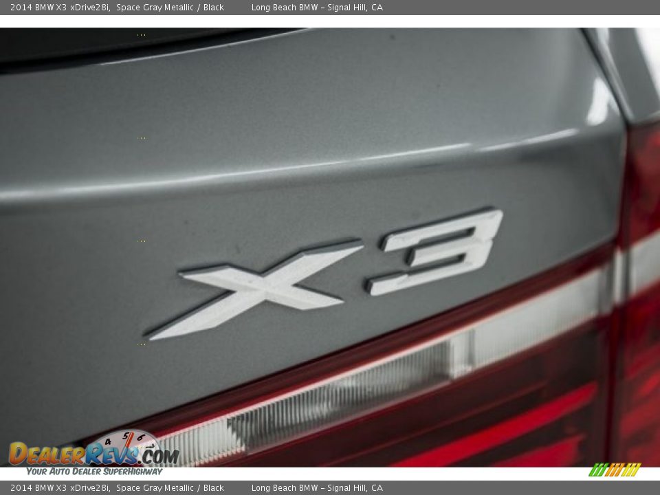 2014 BMW X3 xDrive28i Space Gray Metallic / Black Photo #7