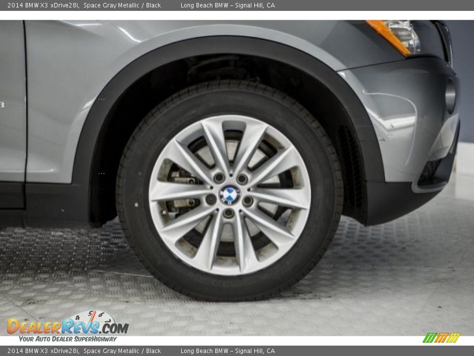 2014 BMW X3 xDrive28i Space Gray Metallic / Black Photo #8