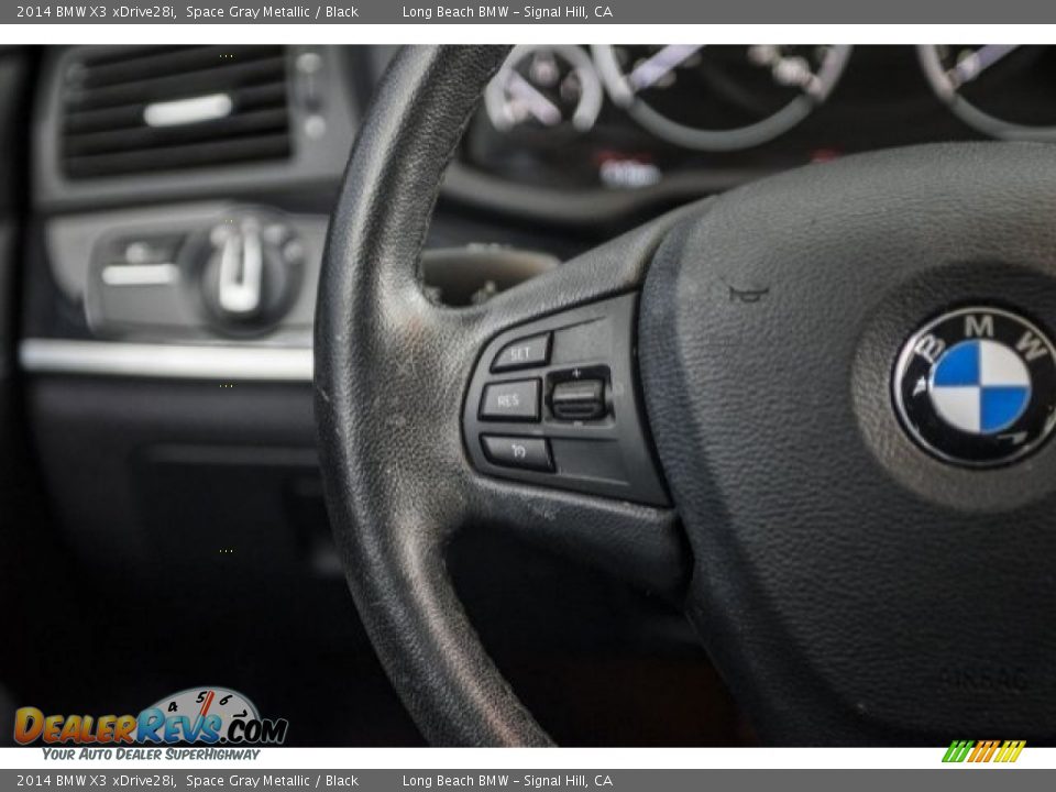 2014 BMW X3 xDrive28i Space Gray Metallic / Black Photo #9