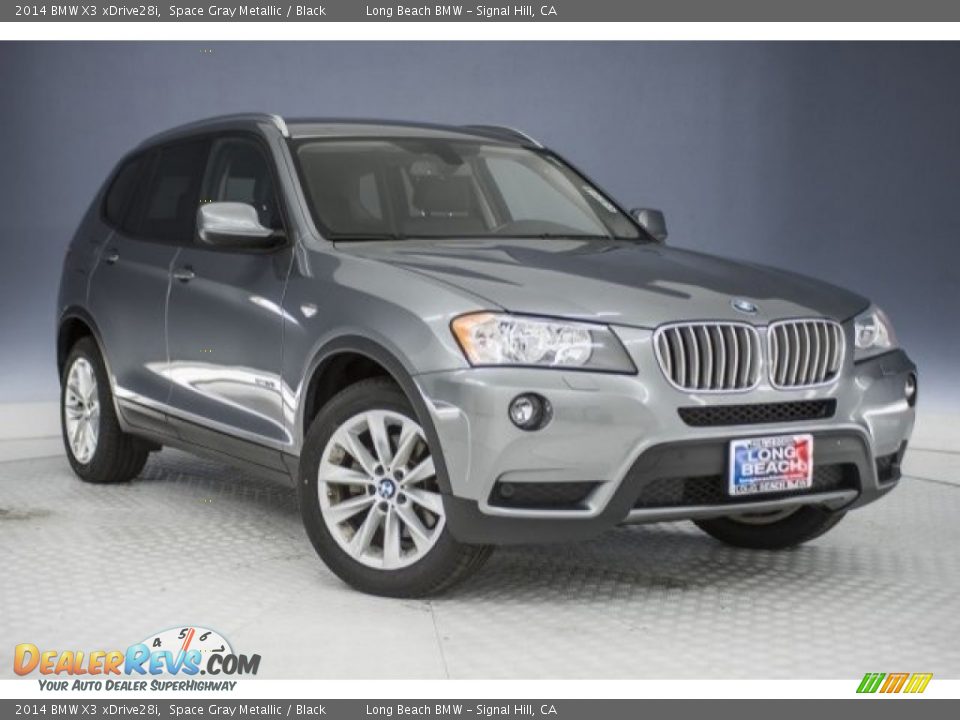 2014 BMW X3 xDrive28i Space Gray Metallic / Black Photo #12