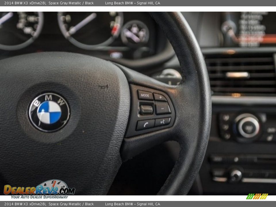 2014 BMW X3 xDrive28i Space Gray Metallic / Black Photo #13