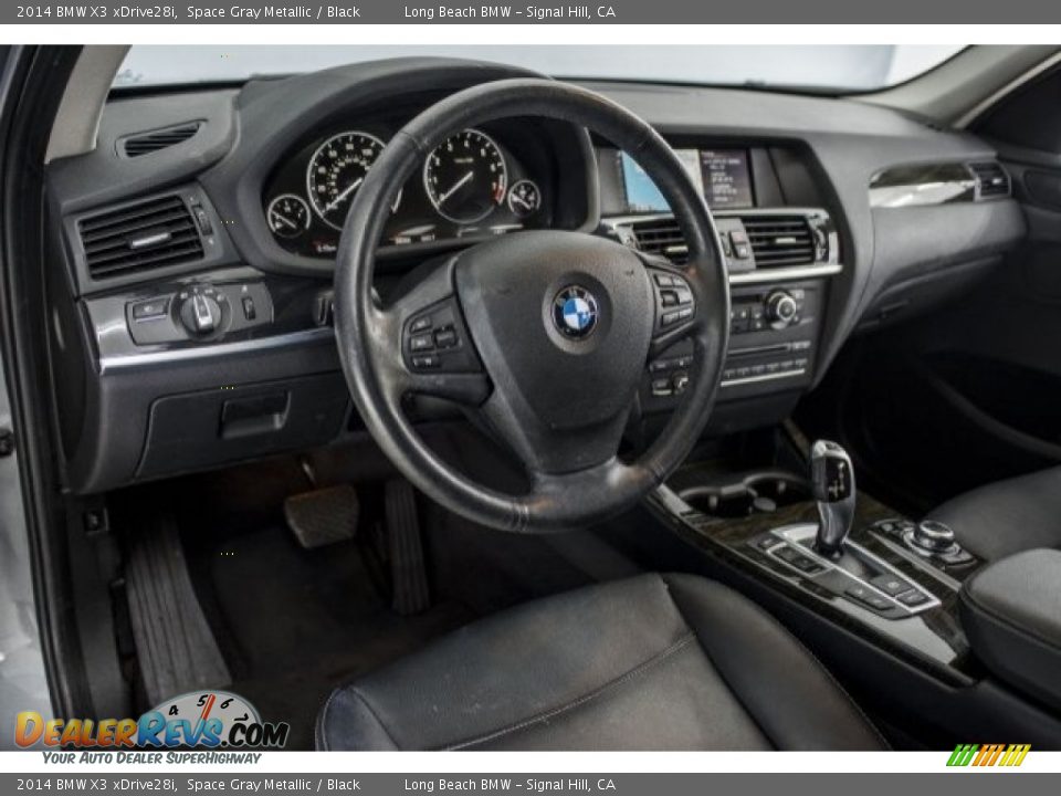 2014 BMW X3 xDrive28i Space Gray Metallic / Black Photo #14