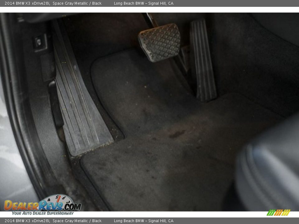 2014 BMW X3 xDrive28i Space Gray Metallic / Black Photo #16