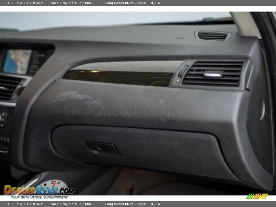 2014 BMW X3 xDrive28i Space Gray Metallic / Black Photo #21