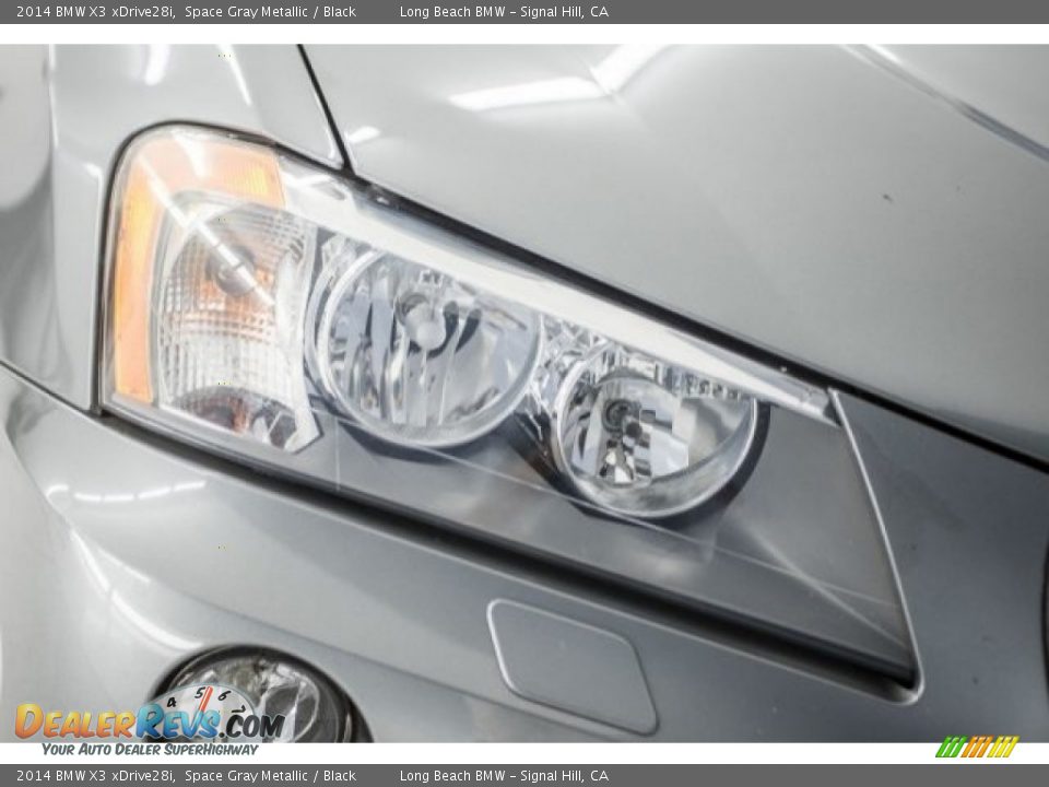 2014 BMW X3 xDrive28i Space Gray Metallic / Black Photo #23