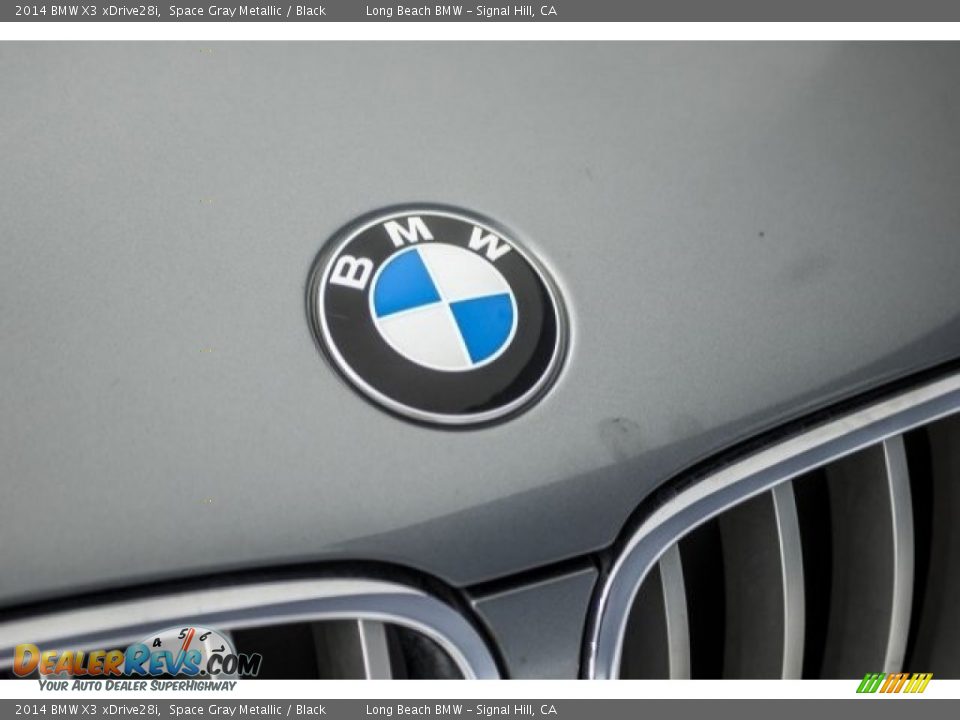2014 BMW X3 xDrive28i Space Gray Metallic / Black Photo #24
