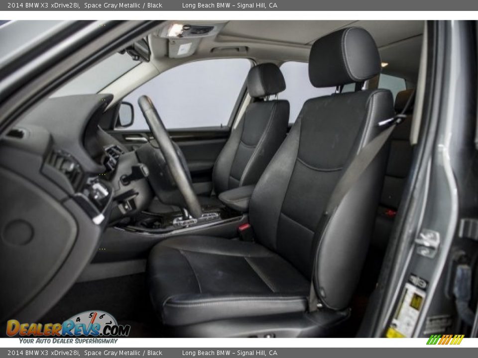 2014 BMW X3 xDrive28i Space Gray Metallic / Black Photo #26