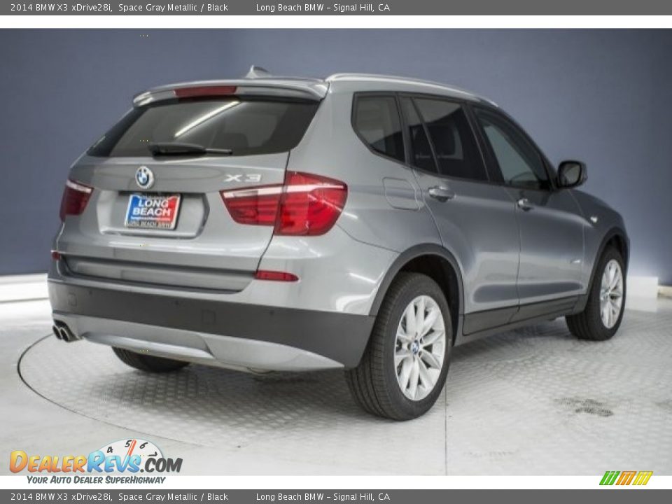 2014 BMW X3 xDrive28i Space Gray Metallic / Black Photo #28