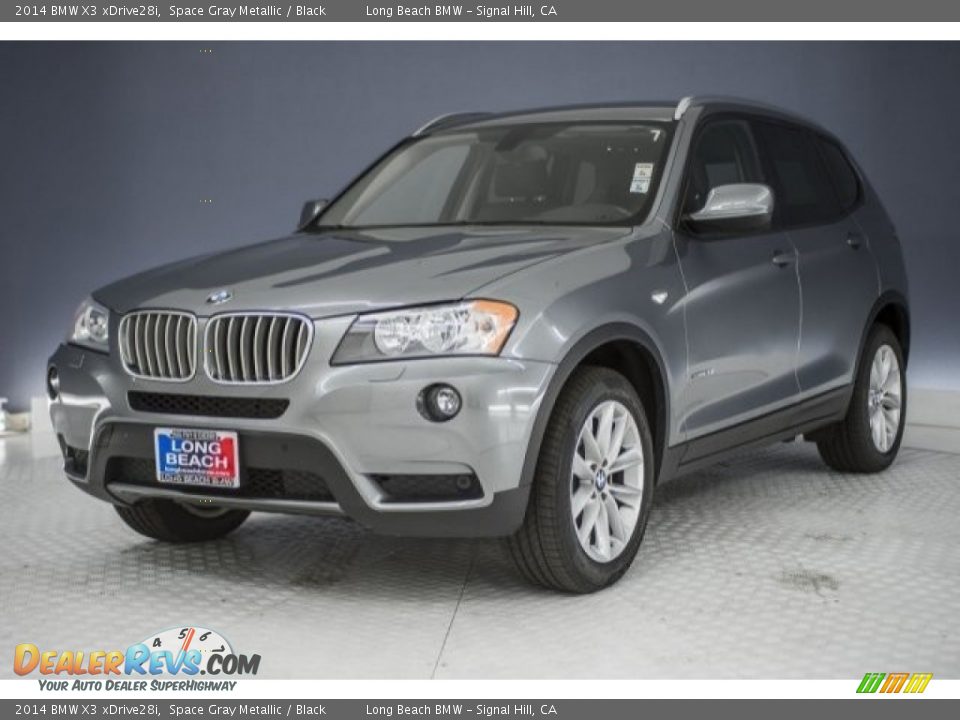 2014 BMW X3 xDrive28i Space Gray Metallic / Black Photo #29