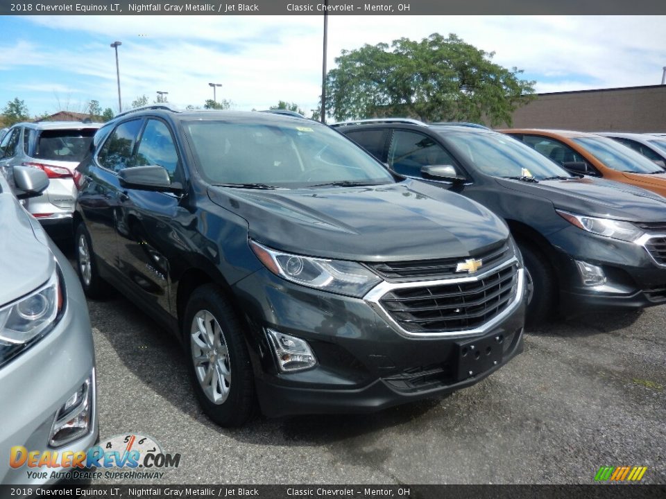 2018 Chevrolet Equinox LT Nightfall Gray Metallic / Jet Black Photo #3