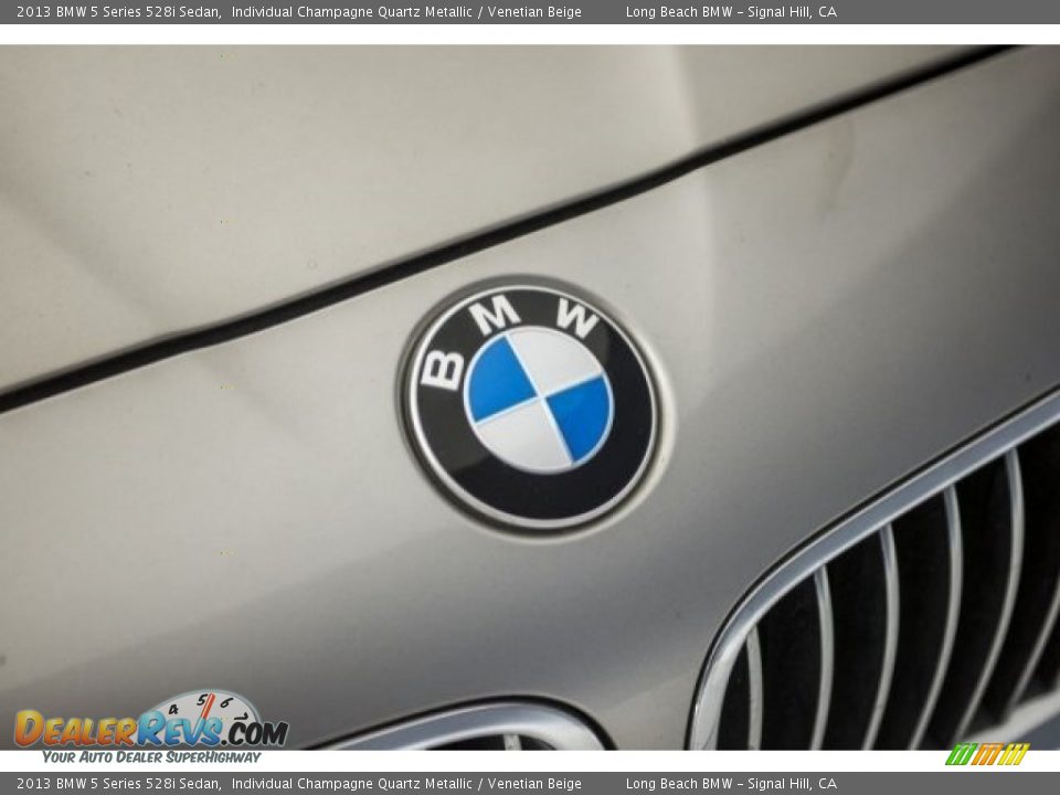 2013 BMW 5 Series 528i Sedan Individual Champagne Quartz Metallic / Venetian Beige Photo #25