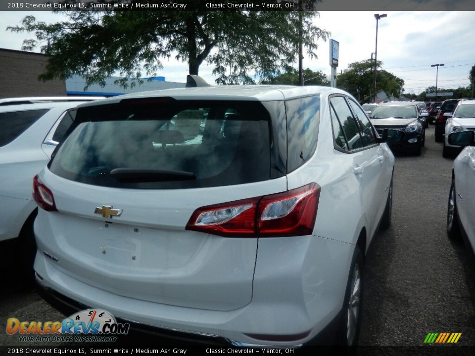 2018 Chevrolet Equinox LS Summit White / Medium Ash Gray Photo #4