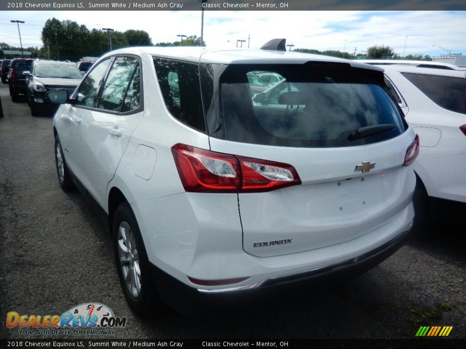2018 Chevrolet Equinox LS Summit White / Medium Ash Gray Photo #5