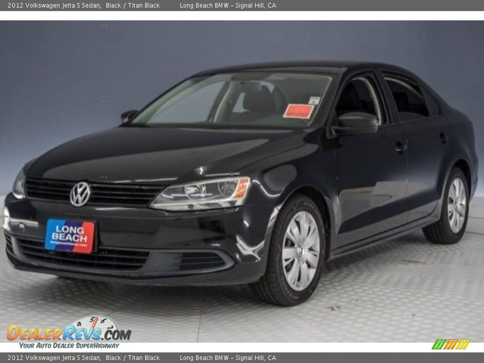 2012 Volkswagen Jetta S Sedan Black / Titan Black Photo #14