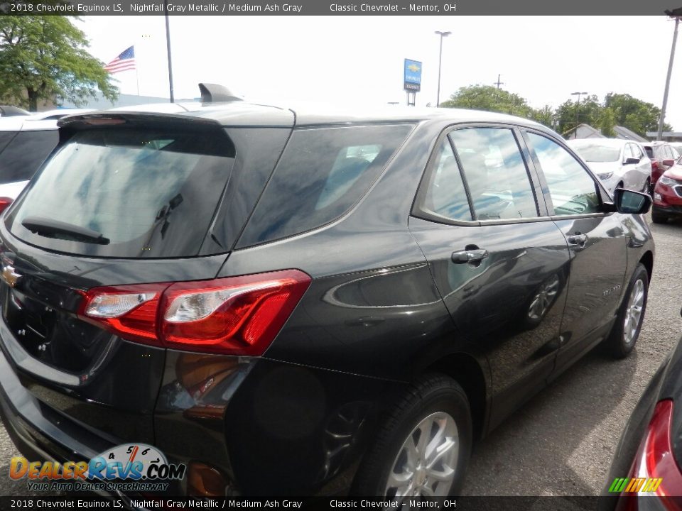2018 Chevrolet Equinox LS Nightfall Gray Metallic / Medium Ash Gray Photo #4