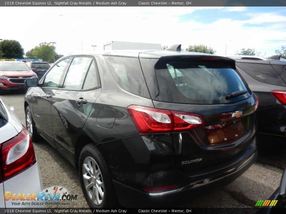 2018 Chevrolet Equinox LS Nightfall Gray Metallic / Medium Ash Gray Photo #5