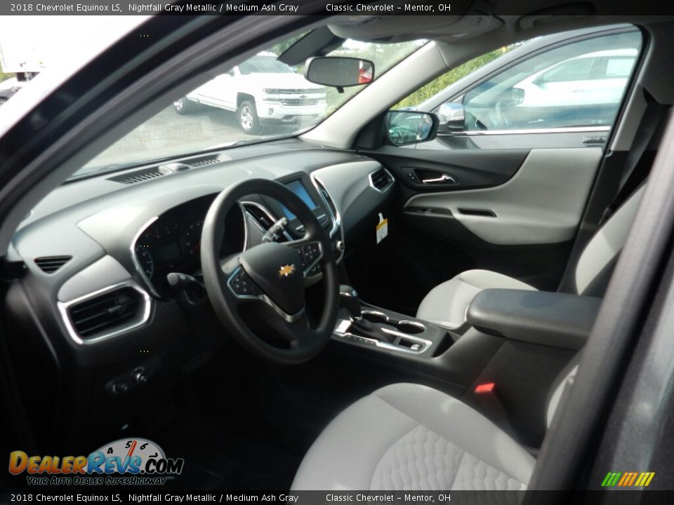 2018 Chevrolet Equinox LS Nightfall Gray Metallic / Medium Ash Gray Photo #7