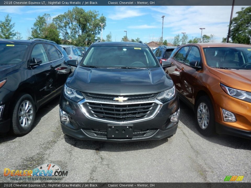 2018 Chevrolet Equinox LT Nightfall Gray Metallic / Jet Black Photo #2