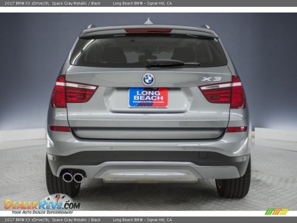 2017 BMW X3 sDrive28i Space Gray Metallic / Black Photo #3