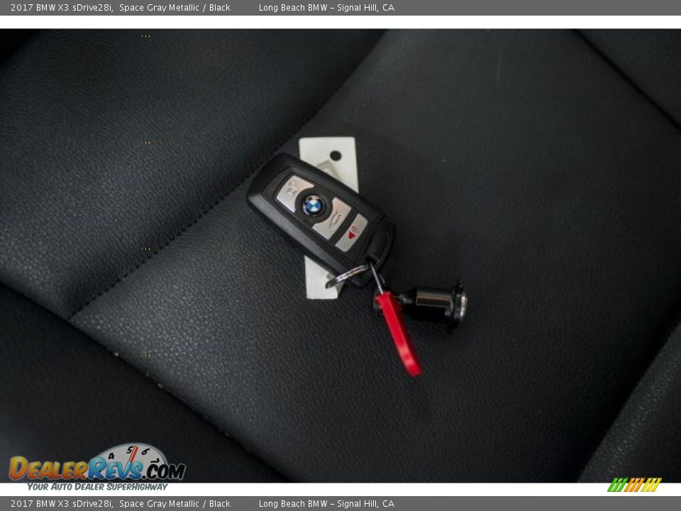 2017 BMW X3 sDrive28i Space Gray Metallic / Black Photo #11