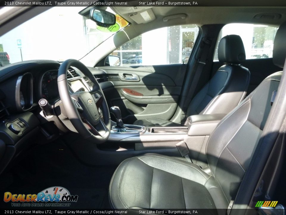 2013 Chevrolet Malibu LTZ Taupe Gray Metallic / Cocoa/Light Neutral Photo #9
