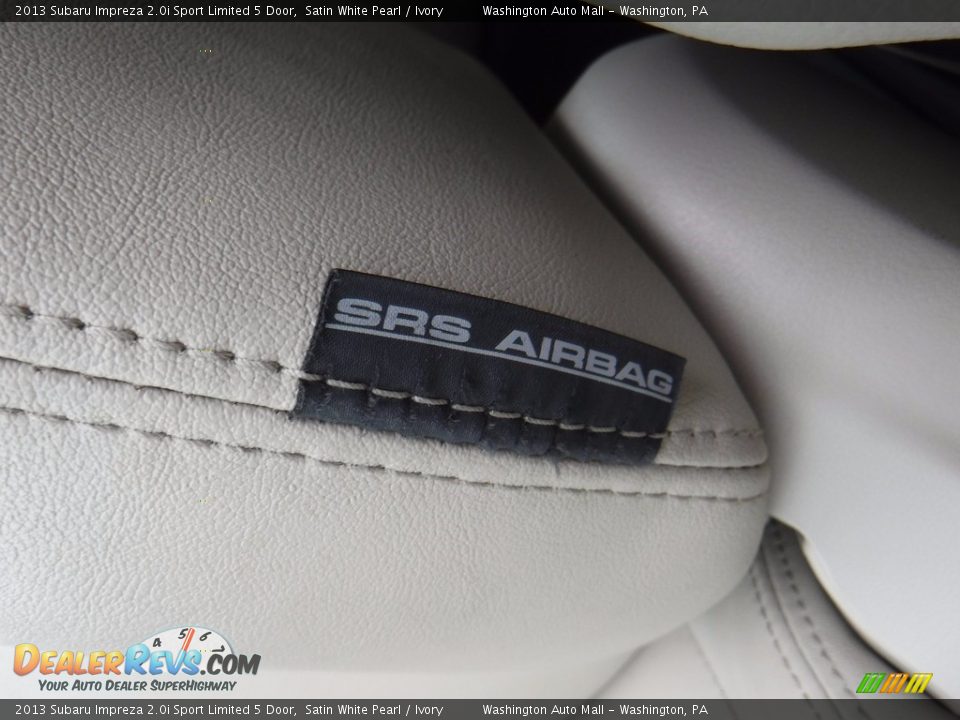 2013 Subaru Impreza 2.0i Sport Limited 5 Door Satin White Pearl / Ivory Photo #13