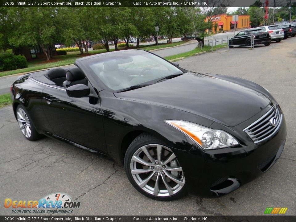 Front 3/4 View of 2009 Infiniti G 37 S Sport Convertible Photo #3