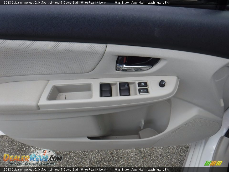 2013 Subaru Impreza 2.0i Sport Limited 5 Door Satin White Pearl / Ivory Photo #14