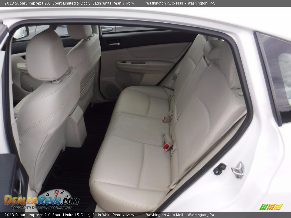 2013 Subaru Impreza 2.0i Sport Limited 5 Door Satin White Pearl / Ivory Photo #23