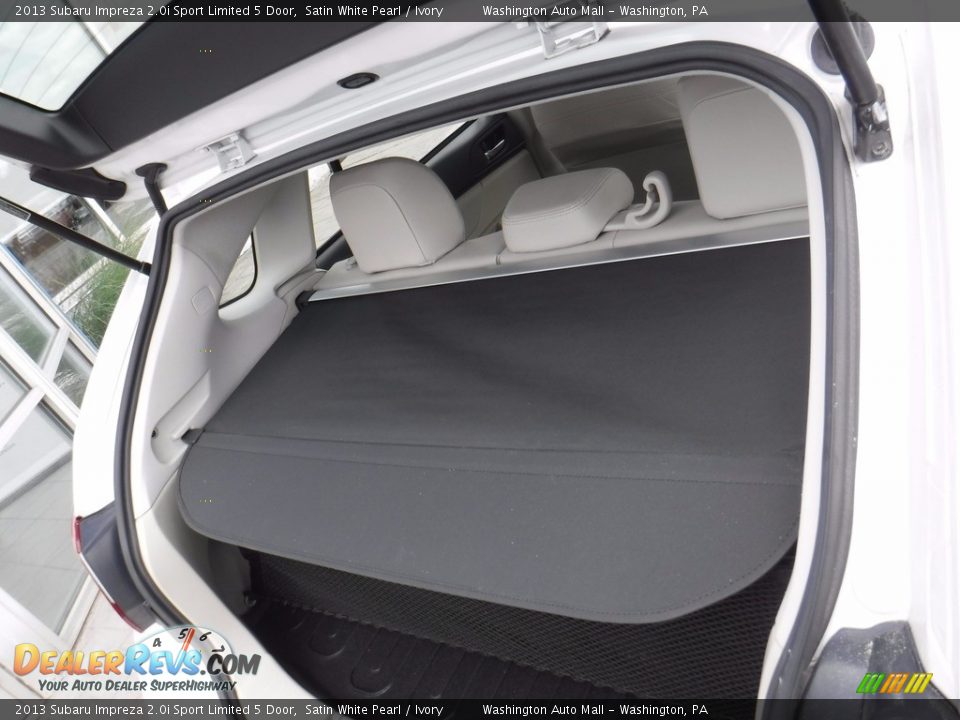 2013 Subaru Impreza 2.0i Sport Limited 5 Door Satin White Pearl / Ivory Photo #26