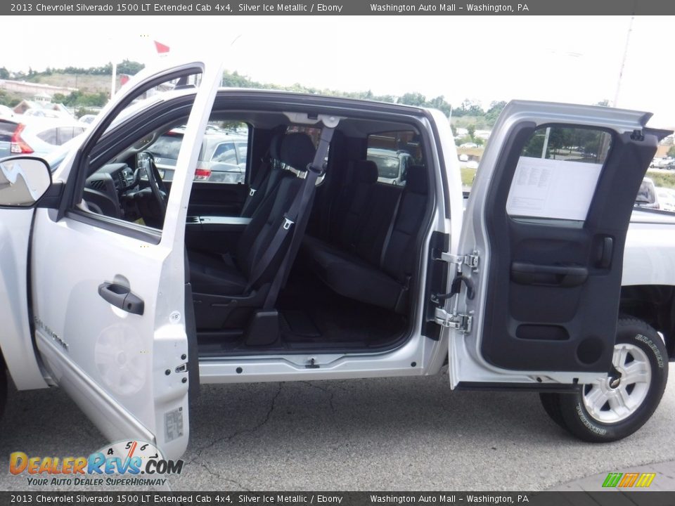 2013 Chevrolet Silverado 1500 LT Extended Cab 4x4 Silver Ice Metallic / Ebony Photo #14