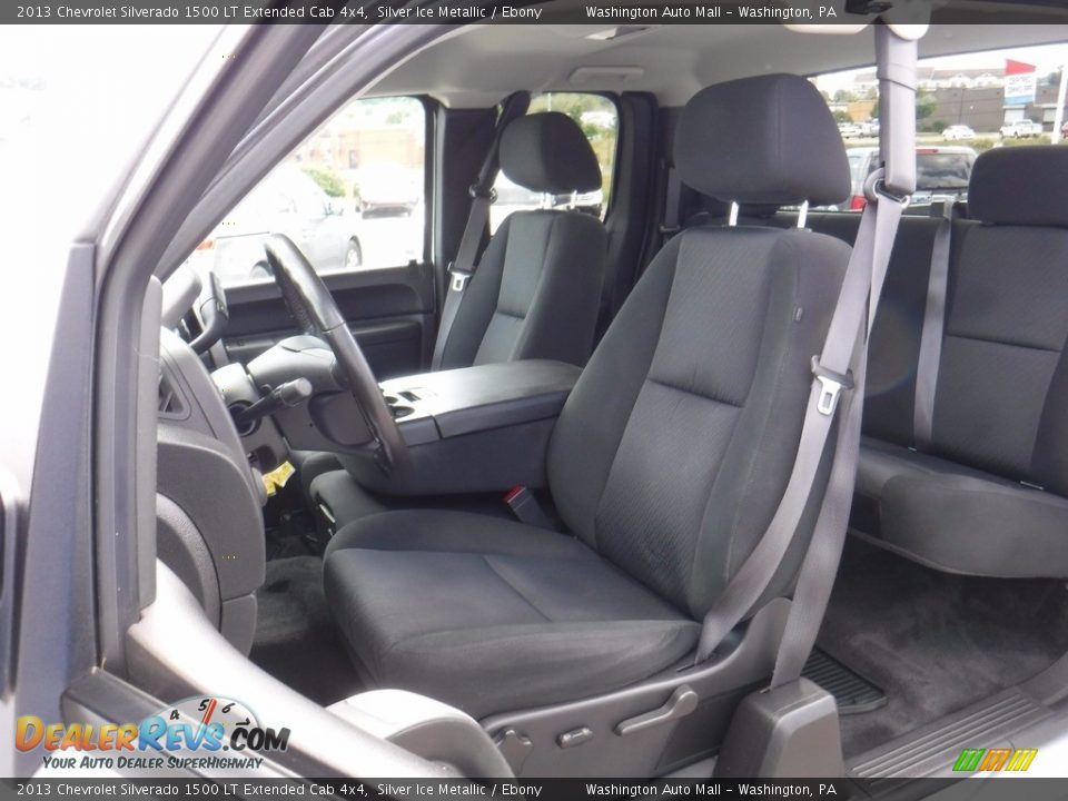 2013 Chevrolet Silverado 1500 LT Extended Cab 4x4 Silver Ice Metallic / Ebony Photo #16