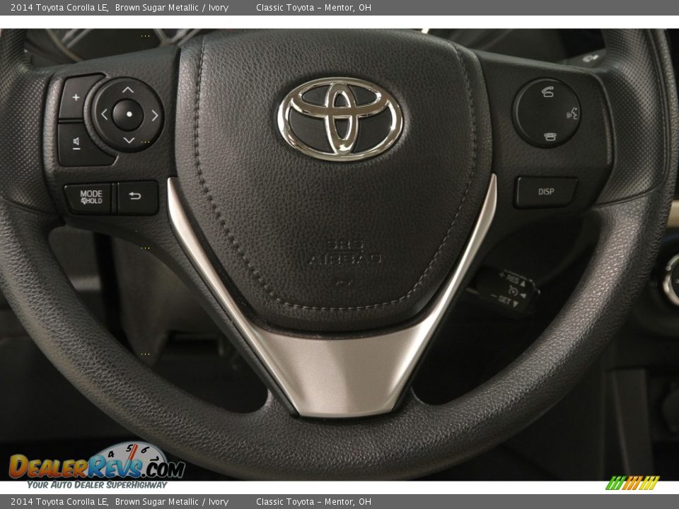 2014 Toyota Corolla LE Brown Sugar Metallic / Ivory Photo #7