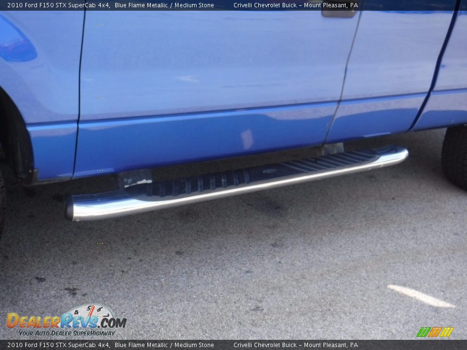2010 Ford F150 STX SuperCab 4x4 Blue Flame Metallic / Medium Stone Photo #3
