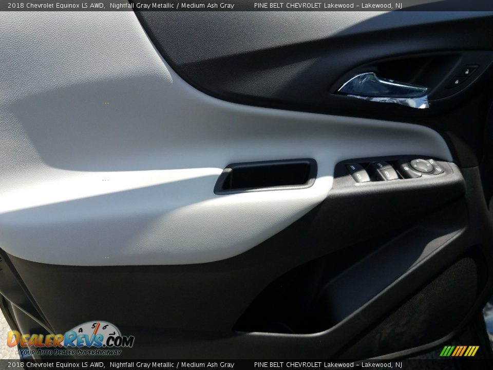 2018 Chevrolet Equinox LS AWD Nightfall Gray Metallic / Medium Ash Gray Photo #8