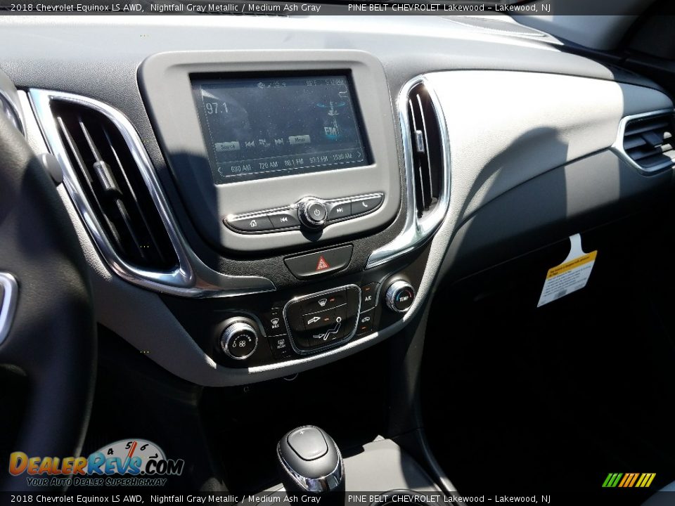 2018 Chevrolet Equinox LS AWD Nightfall Gray Metallic / Medium Ash Gray Photo #10