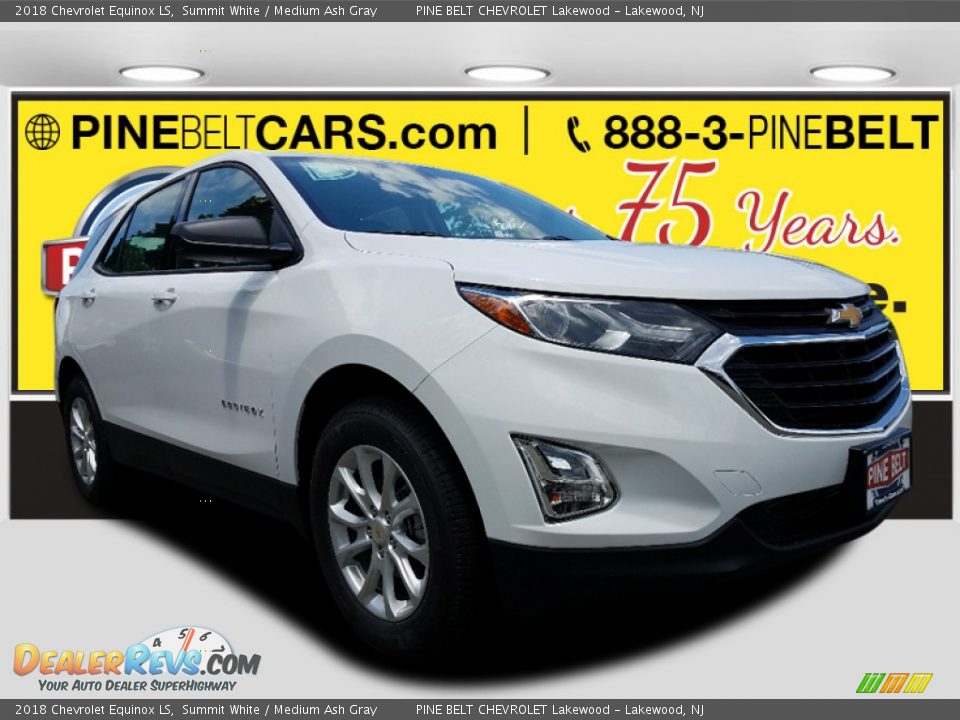 2018 Chevrolet Equinox LS Summit White / Medium Ash Gray Photo #1