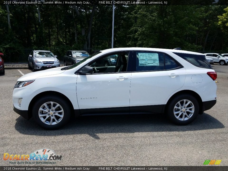 2018 Chevrolet Equinox LS Summit White / Medium Ash Gray Photo #3