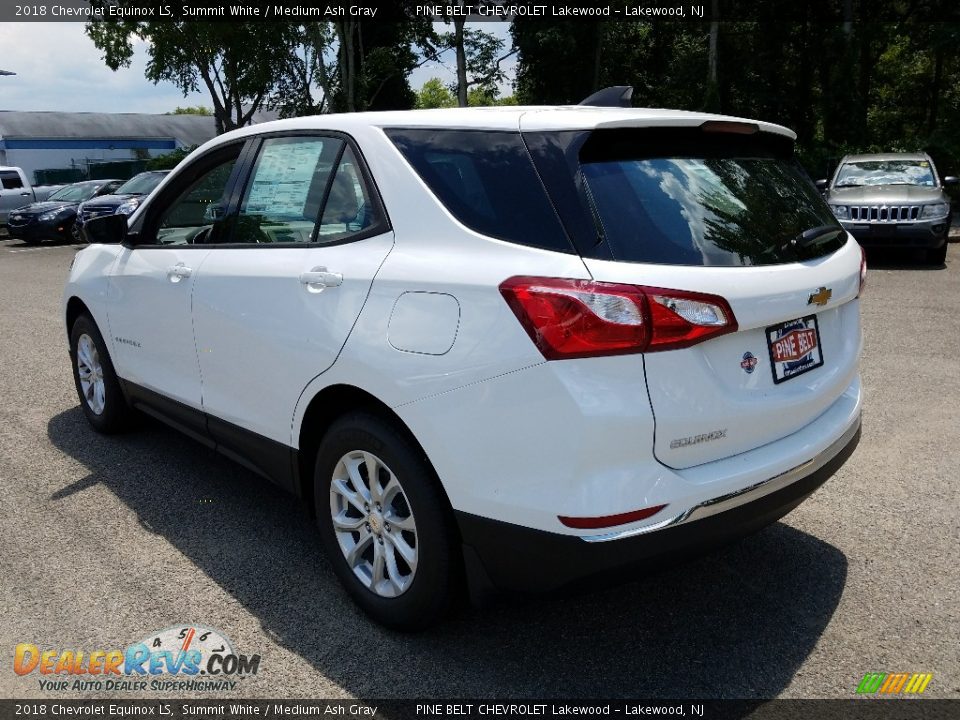 2018 Chevrolet Equinox LS Summit White / Medium Ash Gray Photo #4