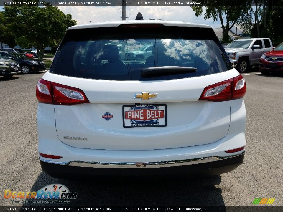 2018 Chevrolet Equinox LS Summit White / Medium Ash Gray Photo #5