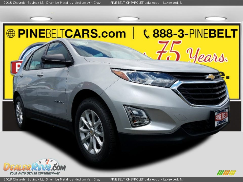2018 Chevrolet Equinox LS Silver Ice Metallic / Medium Ash Gray Photo #1