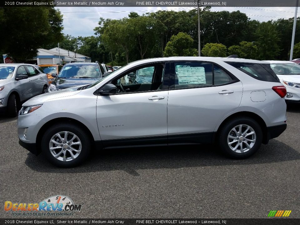 2018 Chevrolet Equinox LS Silver Ice Metallic / Medium Ash Gray Photo #3